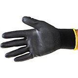 Перчатки нейлон с полиуретановым покрытием, 9/L BLACK