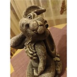 Зайка Ева, 5 цветов. высота 28 см